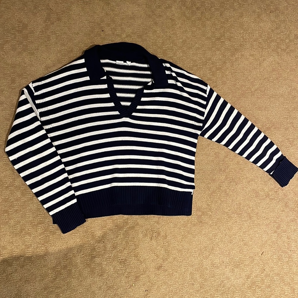 Gap Collard Knit Sweater